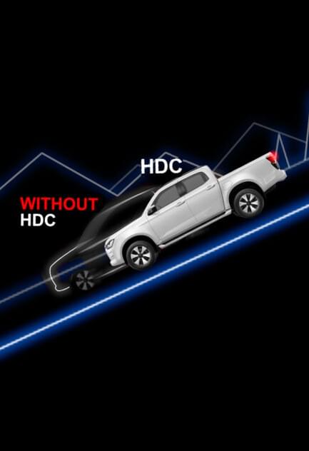 Isuzu D-MAX Sicherheit Bergabfahrkontrolle